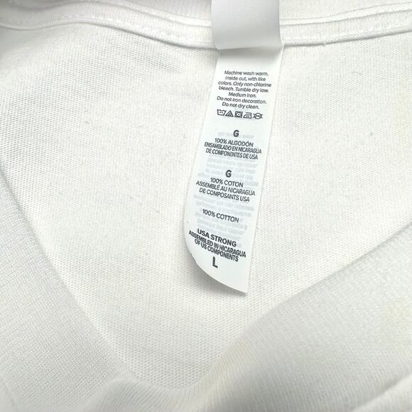 Canvas | Unisex | The Golden Ghouls Novelty Print Short Sleeve Tee | Size Large - Picture 6 of 8